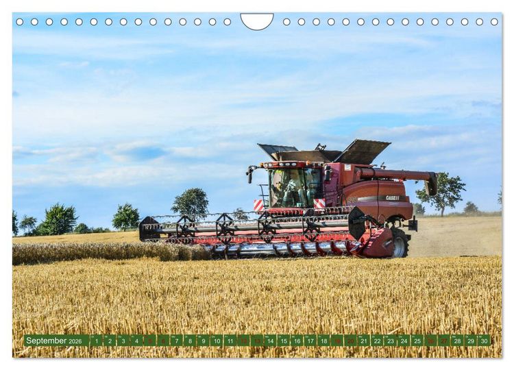 Produktbild: Landwirtschaft - Giganten im Kornfeld (Wandkalender 2026 DIN A4 quer), CALVENDO Monatskalender