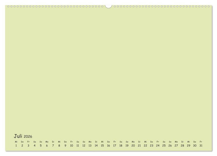 Produktbild: Regenbogen Kinder Bastelkalender - Zum Selbstgestalten - DIY Kreativ-Kalender (Wandkalender 2026 DIN A2 quer), CALVENDO Monatskalender