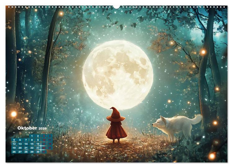 Produktbild: Zauber zur Mitternacht (Wandkalender 2026 DIN A2 quer), CALVENDO Monatskalender