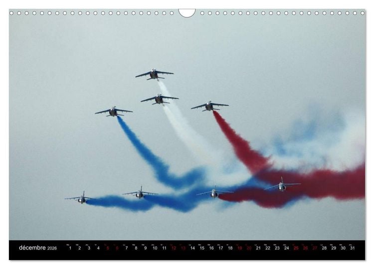Produktbild: Arabesques dans le ciel de France (Calendrier mural 2026 DIN A3 vertical), CALVENDO calendrier mensuel