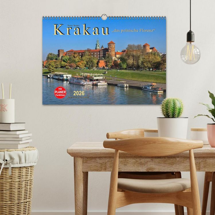 Produktbild: Krakau - das polnische Florenz (Wandkalender 2026 DIN A3 quer), CALVENDO Monatskalender