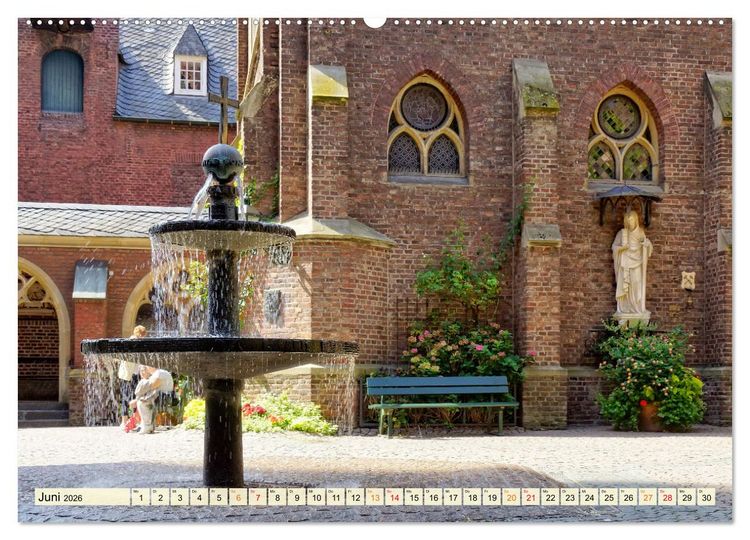 Produktbild: Kevelaer - mein Wallfahrtsort (hochwertiger Premium Wandkalender 2026 DIN A2 quer), Kunstdruck in Hochglanz