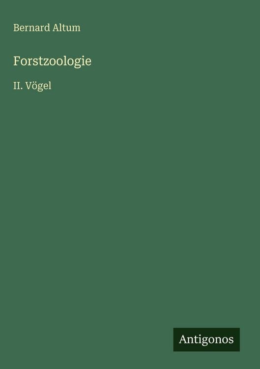 Produktbild: Forstzoologie