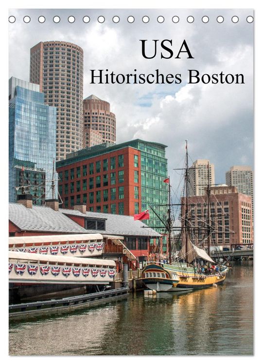 Produktbild: USA - Historisches Boston (Tischkalender 2026 DIN A5 hoch), CALVENDO Monatskalender