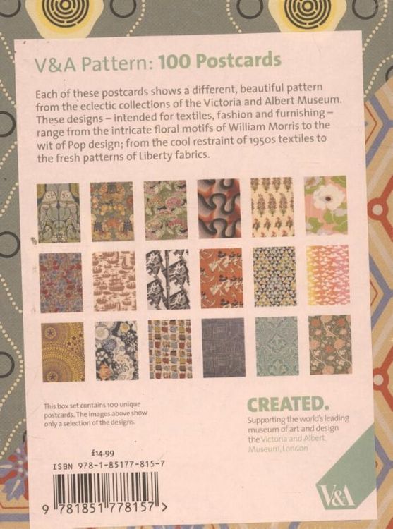 Produktbild: V&A Pattern: 100 Postcards