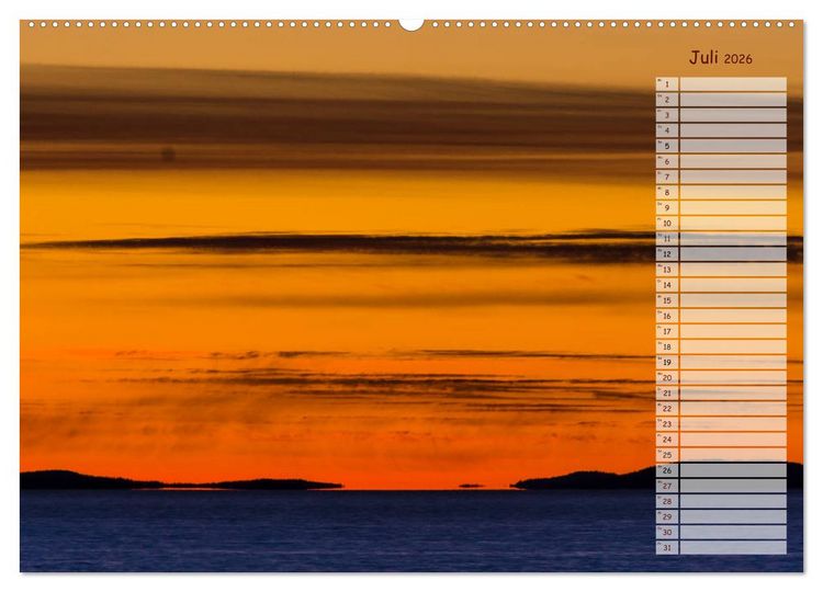 Produktbild: Finnlands raue Sch&ouml;nheit (Wandkalender 2026 DIN A2 quer), CALVENDO Monatskalender