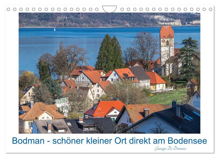 Produktbild: Bodman - sch&ouml;ner kleiner Ort direkt am Bodensee (Wandkalender 2026 DIN A4 quer), CALVENDO Monatskalender