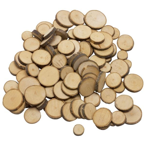 Produktbild: Goki TT101 - Astscheiben, 100 St&uuml;ck, Holz