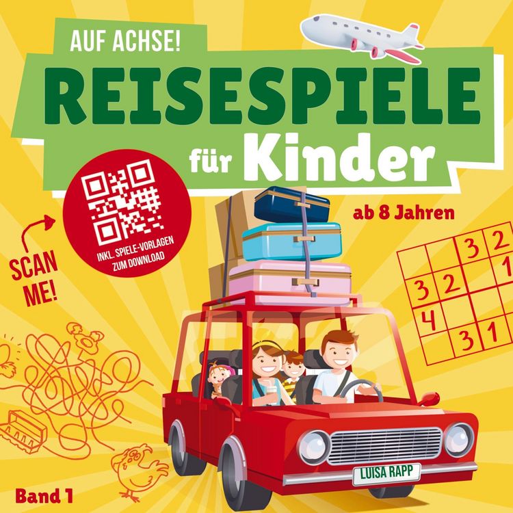 Produktbild: Auf Achse! Reisespiele f&uuml;r Kinder (Band 1)