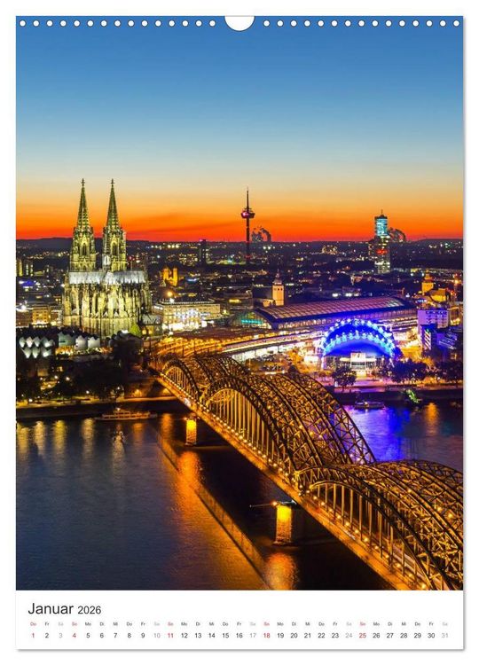 Produktbild: K&ouml;lner Dom - Blickwinkel auf ein Wahrzeichen (Wandkalender 2026 DIN A3 hoch), CALVENDO Monatskalender