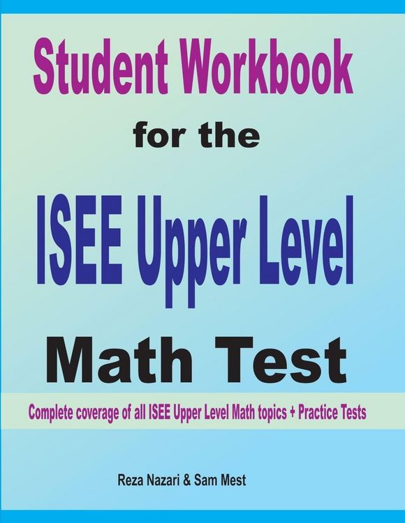 Produktbild: Student Workbook for the ISEE Upper Level Math Test