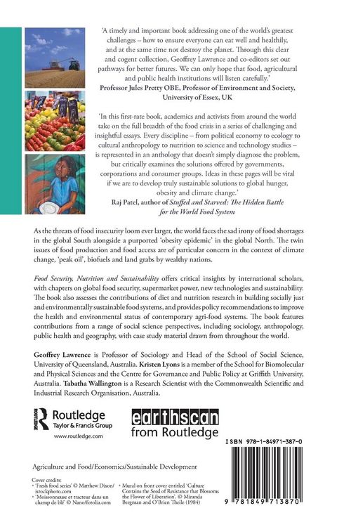 Produktbild: Food Security, Nutrition and Sustainability