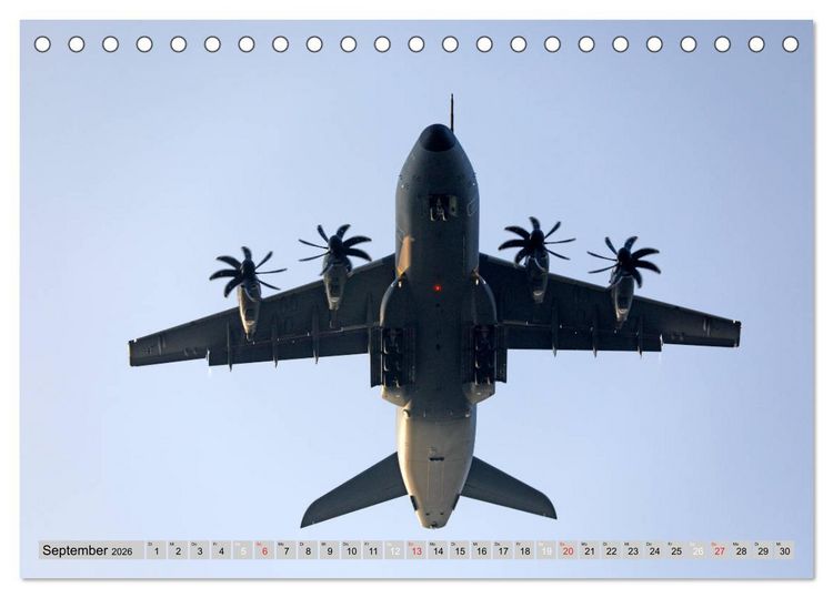 Produktbild: Flugzeuge - Starts und Landeanfl&uuml;ge (Tischkalender 2026 DIN A5 quer), CALVENDO Monatskalender