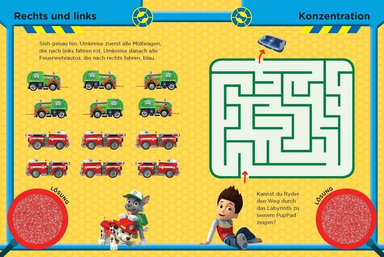 Produktbild: PAW Patrol Mein Lernspielbuch mit L&ouml;selupe