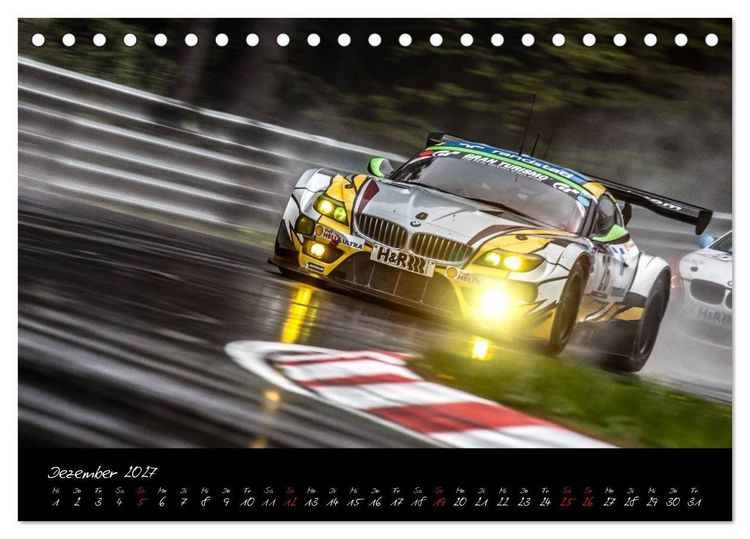 Produktbild: EMOTIONS ON THE GRID - VLN Langstreckenmeisterschaft N&uuml;rburgring (Tischkalender 2027 DIN A5 quer), CALVENDO Monatskalender