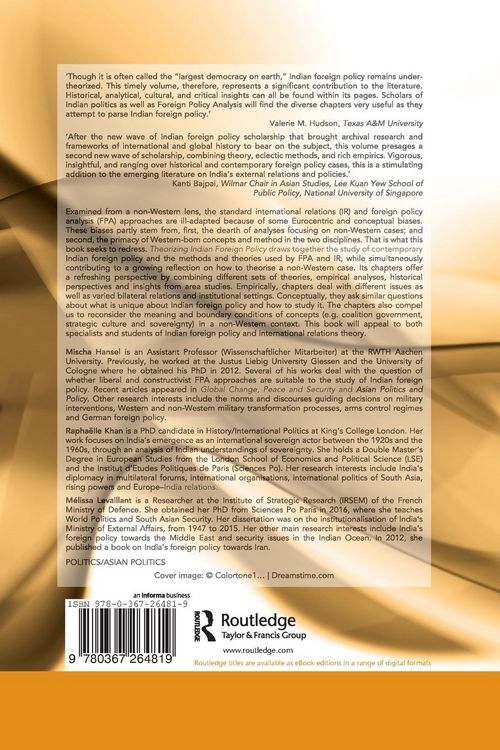 Produktbild: Theorizing Indian Foreign Policy