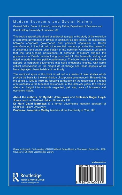 Produktbild: Personal Capitalism and Corporate Governance