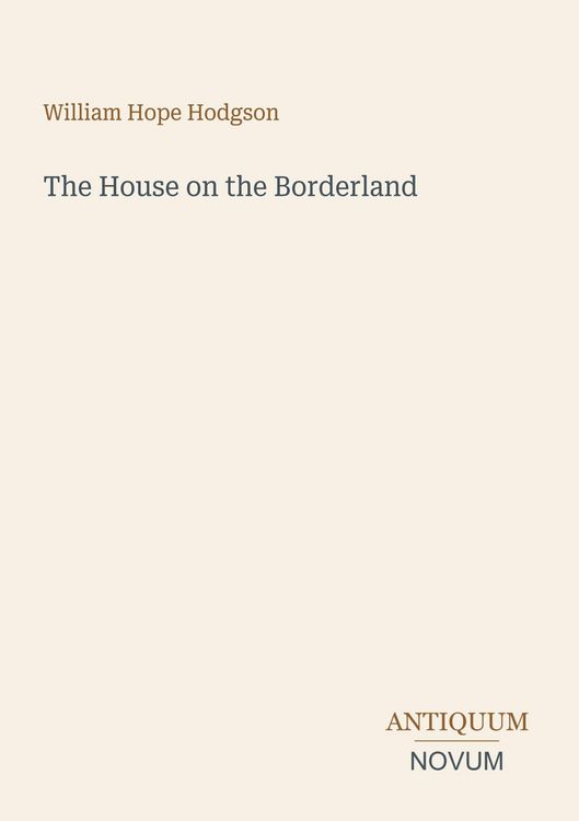 Produktbild: The House on the Borderland