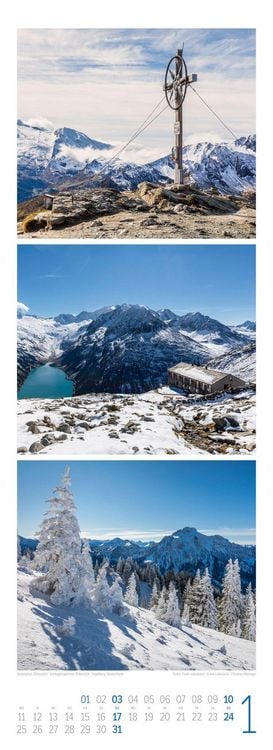 Produktbild: Bergzeit Triplet-Kalender 2027