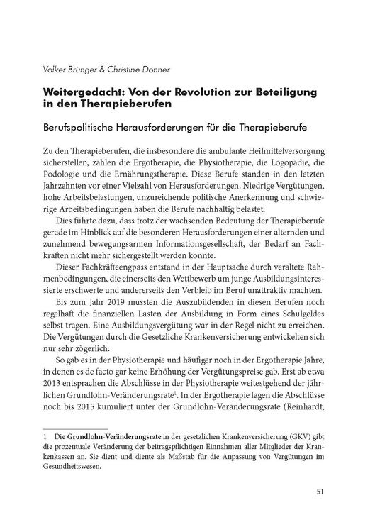Produktbild: Physiotherapie weiterdenken