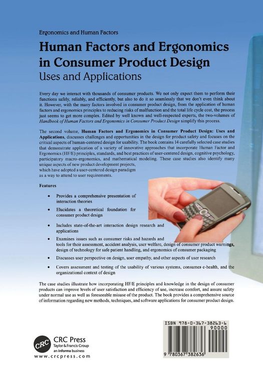 Produktbild: Human Factors and Ergonomics in Consumer Product Design