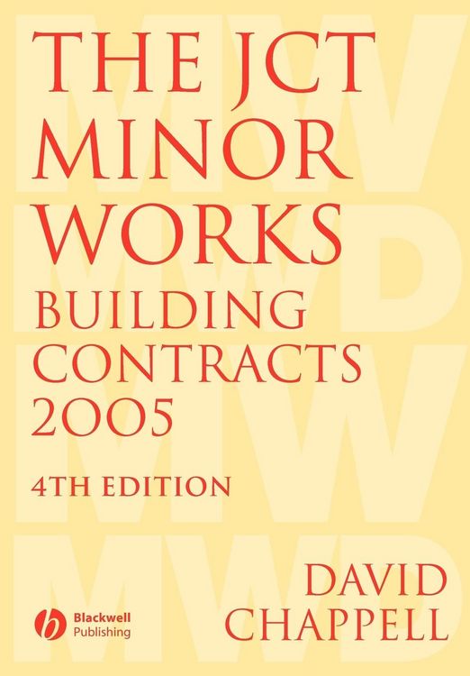 Produktbild: JCT Minor Works Build Contracts 2005 4e