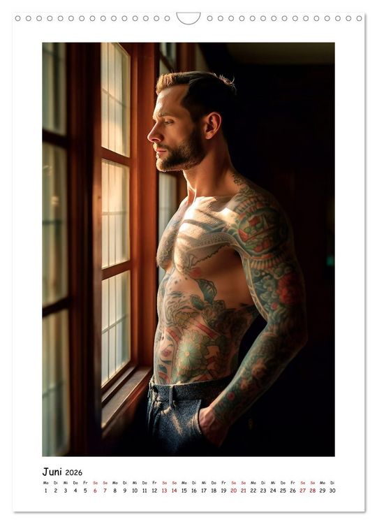 Produktbild: Tattoo to me too (Wandkalender 2026 DIN A3 hoch), CALVENDO Monatskalender