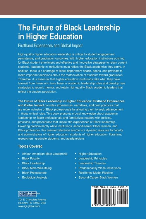 Produktbild: The Future of Black Leadership in Higher Education