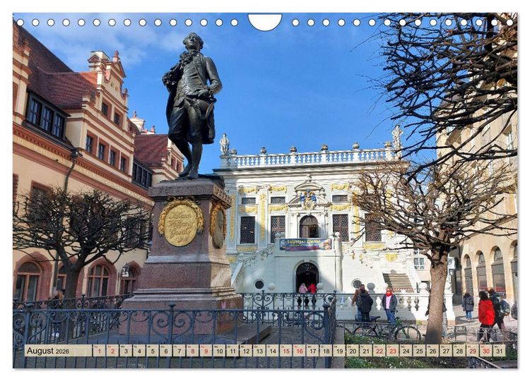 Produktbild: Buntes Leipzig (Wandkalender 2026 DIN A4 quer), CALVENDO Monatskalender