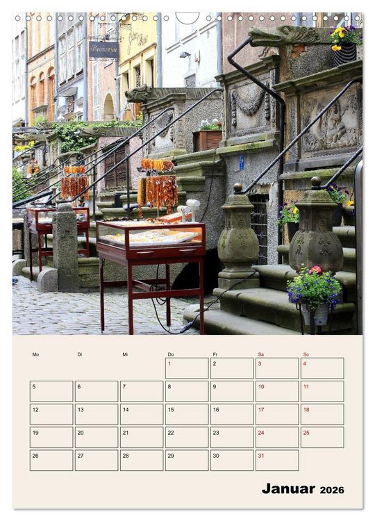 Produktbild: Danzig - Ein Stadtspaziergang (Wandkalender 2026 DIN A3 hoch), CALVENDO Monatskalender