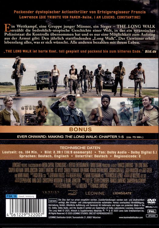 Produktbild: The Long Walk - Todesmarsch