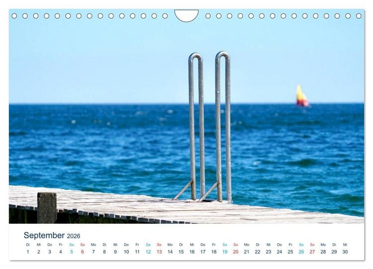 Produktbild: Der Fehmarn-Steg (Wandkalender 2026 DIN A4 quer), CALVENDO Monatskalender