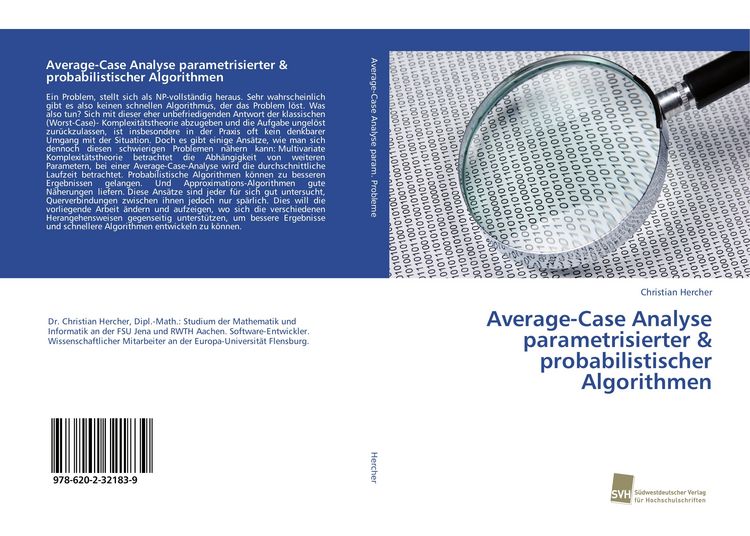 Produktbild: Average-Case Analyse parametrisierter & probabilistischer Algorithmen