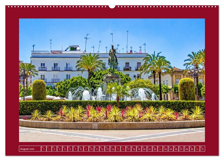 Produktbild: Ein Herz f&uuml;r Jerez de la Frontera (Wandkalender 2026 DIN A2 quer), CALVENDO Monatskalender