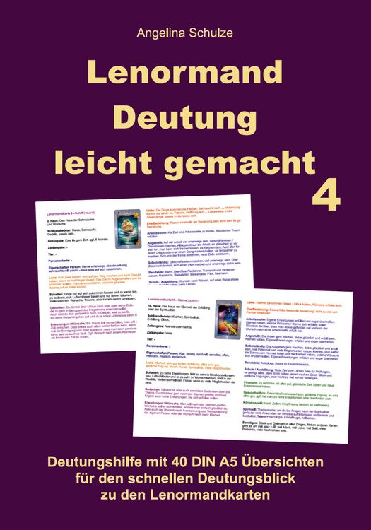 Produktbild: Lenormand Deutung leicht gemacht 4