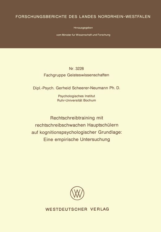 Produktbild: Rechtschreibtraining mit rechtschreibschwachen Hauptsch&uuml;lern auf kognitionspsychologischer Grundlage: Eine empirische Untersuchung