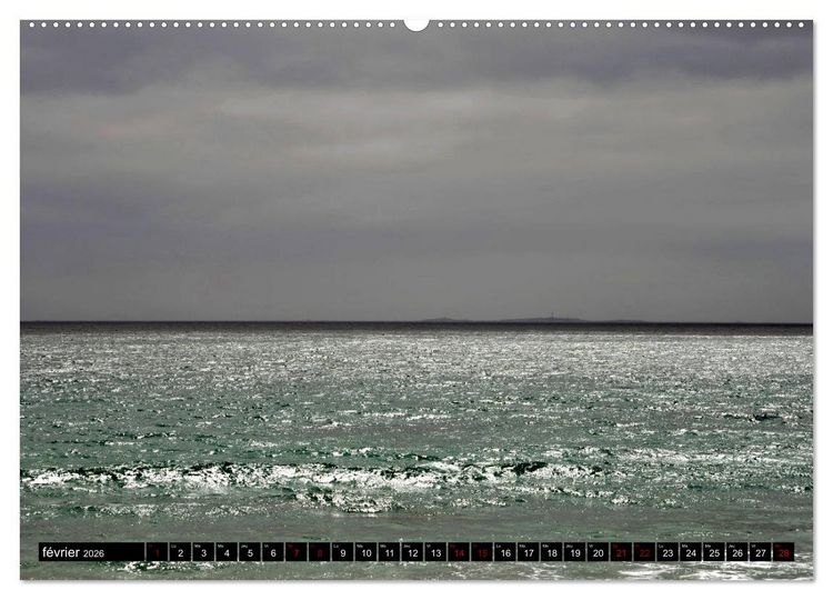 Produktbild: Un oc&eacute;an de lumi&egrave;re (Calendrier mural 2026 DIN A2 vertical) calendrier de bureau