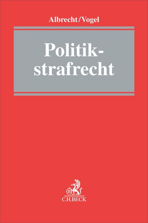 Produktbild: Politikstrafrecht