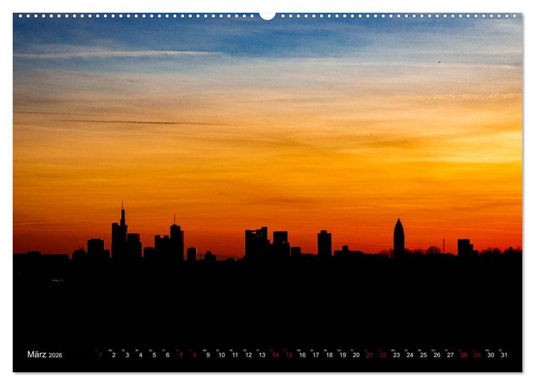Produktbild: Main Frankfurt (hochwertiger Premium Wandkalender 2026 DIN A2 quer), Kunstdruck in Hochglanz