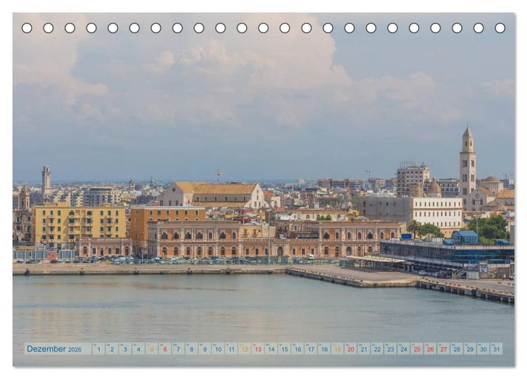 Produktbild: Altstadt Bari Vecchia (Tischkalender 2026 DIN A5 quer), CALVENDO Monatskalender
