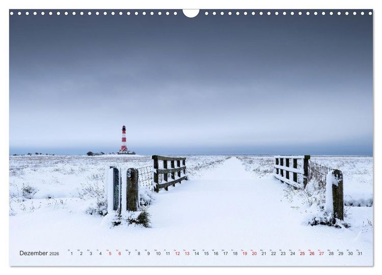 Produktbild: Nordseeurlaub in St. Peter-Ording (Wandkalender 2026 DIN A3 quer), CALVENDO Monatskalender