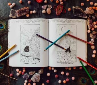 Produktbild: Cosmic Slumber Tarot Coloring Book