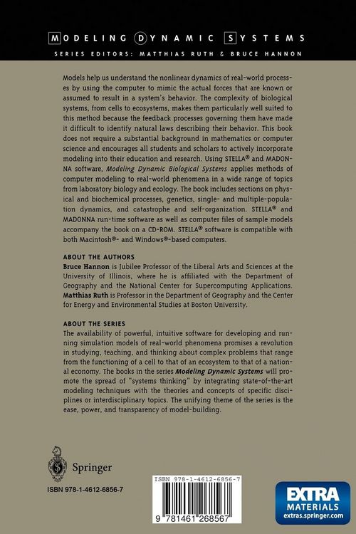 Produktbild: Modeling Dynamic Biological Systems