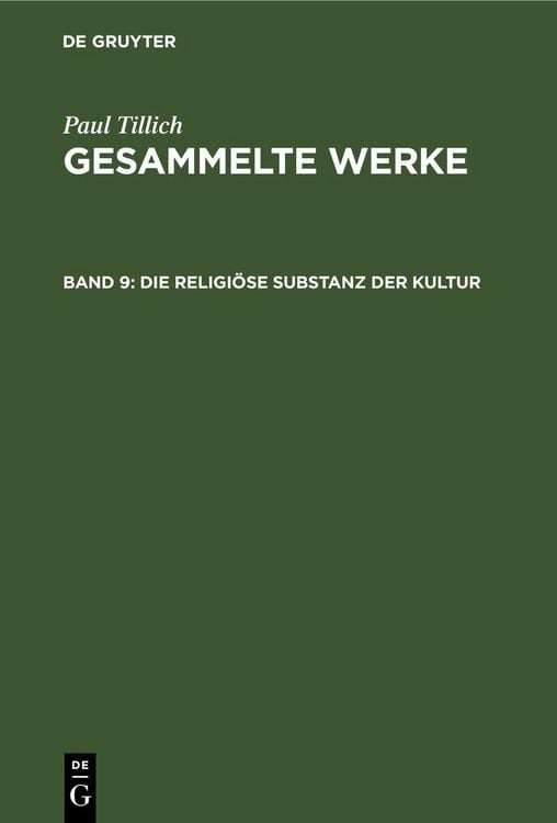 Produktbild: Die religi&ouml;se Substanz der Kultur