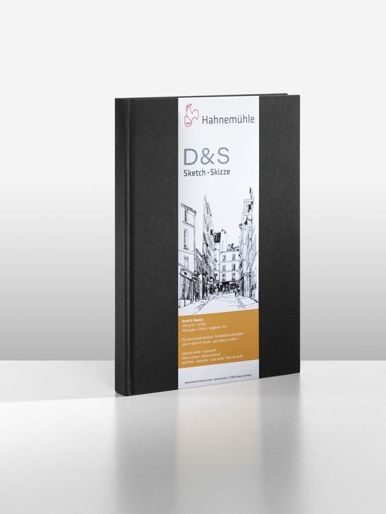 Produktbild: Hahnem&uuml;hle Papier Skizzenbuch D&S, DIN A 4 Hochformat, 140 g/m&sup2;
