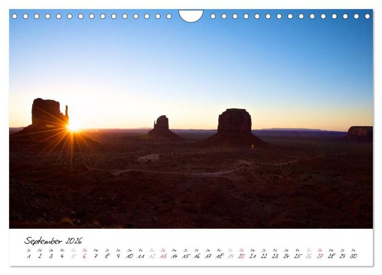 Produktbild: H&ouml;hepunkte im Westen der USA (Wandkalender 2026 DIN A4 quer), CALVENDO Monatskalender