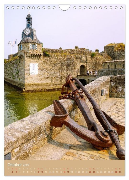 Produktbild: Facetten der Bretagne. Granit, Meer und Geschichte (Wandkalender 2027 DIN A4 hoch), CALVENDO Monatskalender