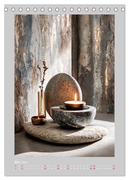 Produktbild: Formen des Lichts. Elegante Kerzenhalter in kunstvollen Interieurs (Tischkalender 2026 DIN A5 hoch), CALVENDO Monatskalender