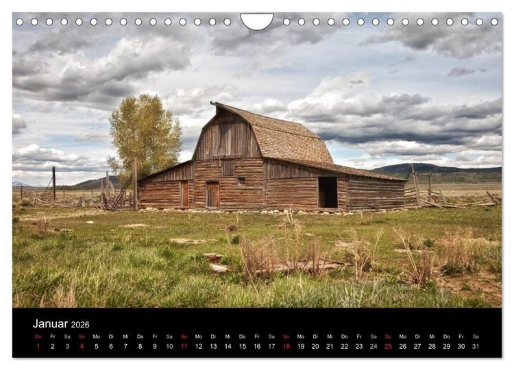 Produktbild: Aus dem wilden Westen (Wandkalender 2026 DIN A4 quer), CALVENDO Monatskalender