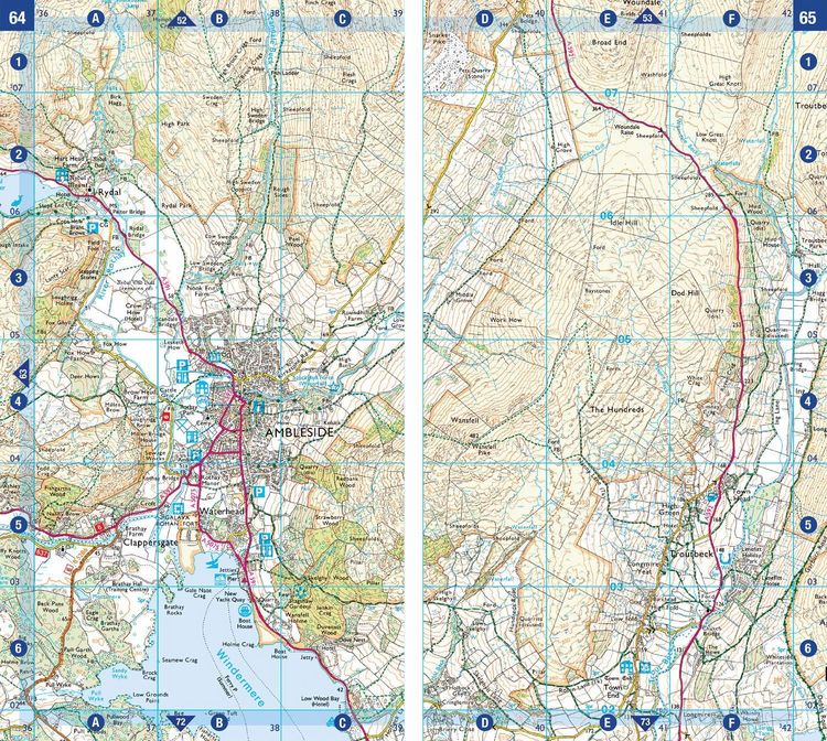 Produktbild: Lake District_a-Z Adventure Pb